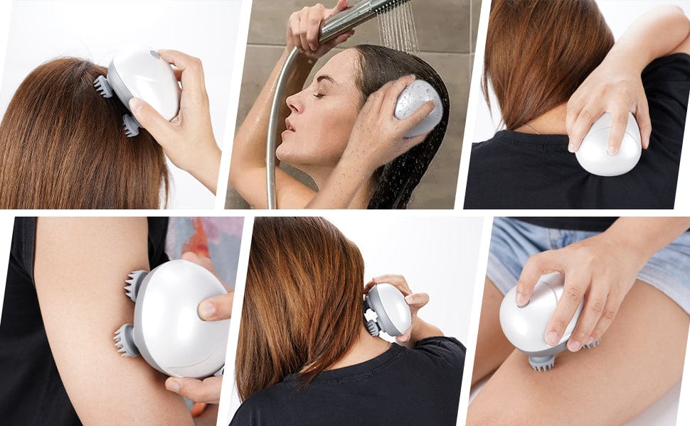 Vibrellaz™ Rechargeable Head Massager For Relaxation
